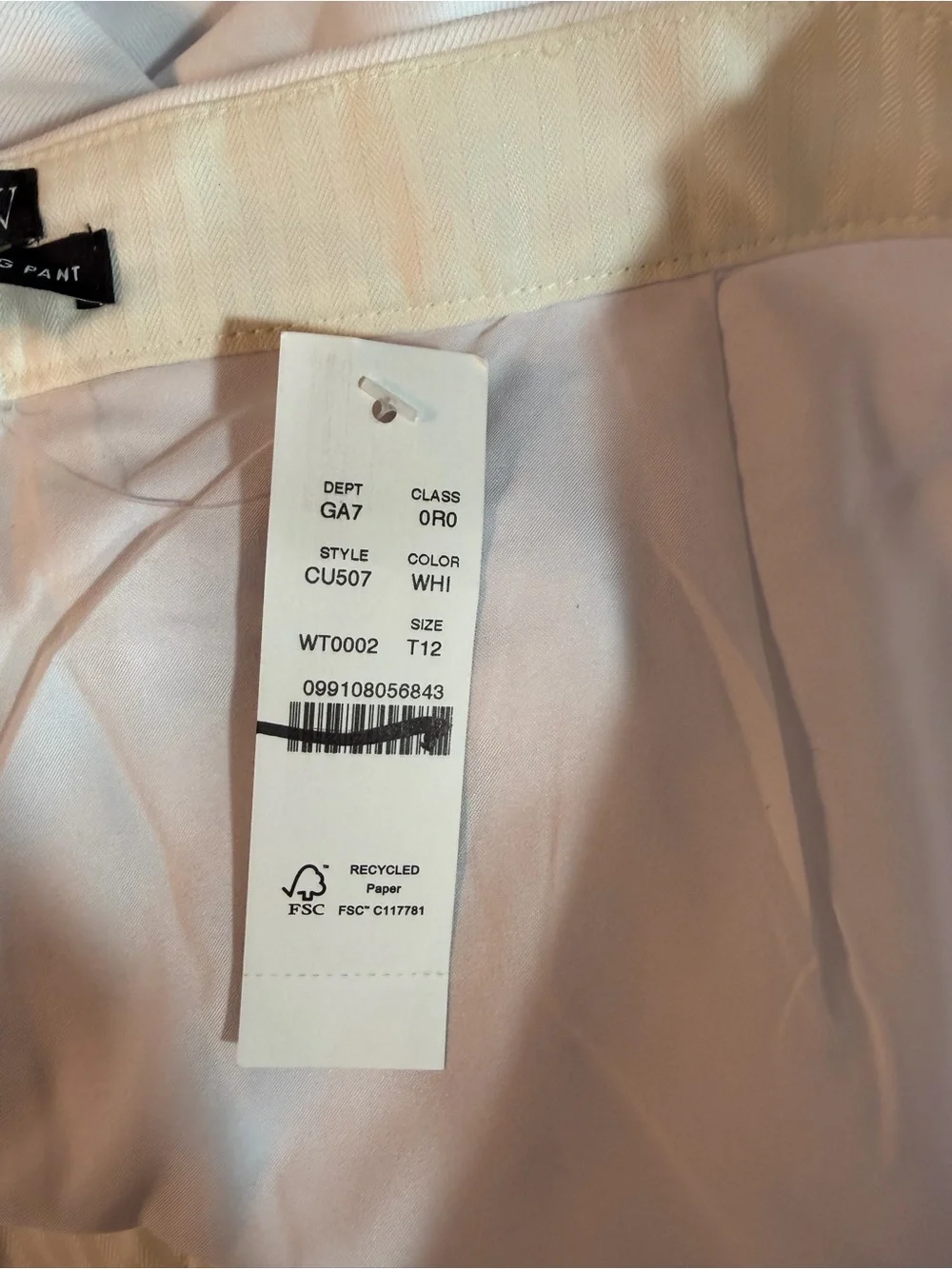 J.Crew Tall Essential wide-leg pant in Gramercy linen blend in white